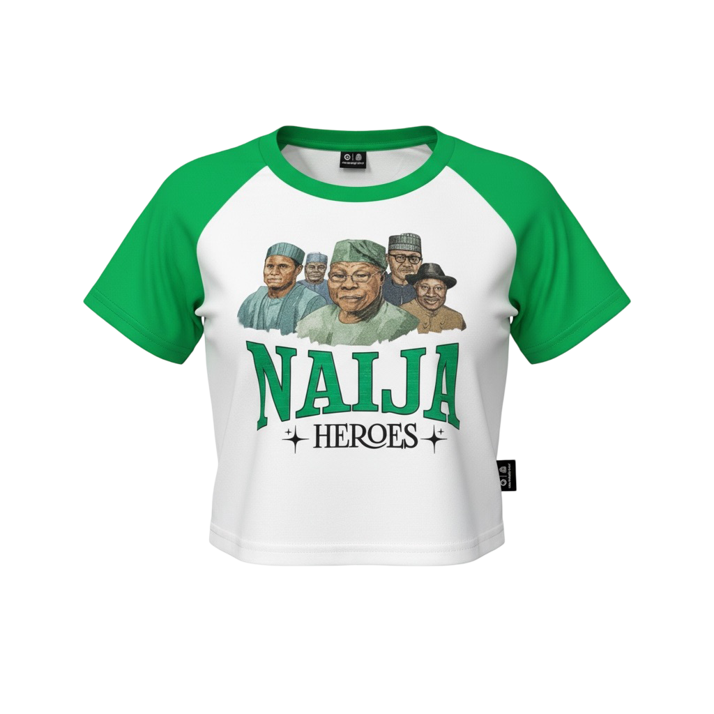 HEROES Black Raglan Crop Top Greatness Clothing Shop
